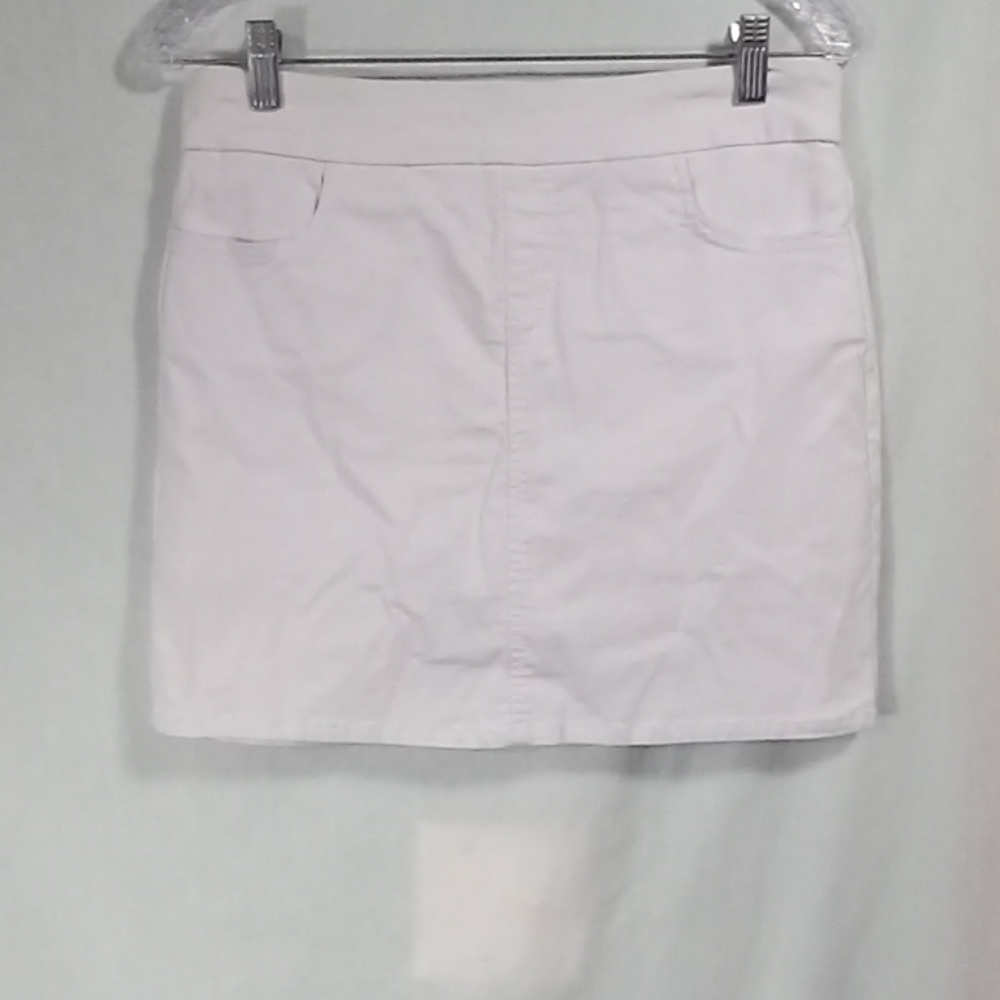 Soft Surroundings White Mini Skirt Size MP